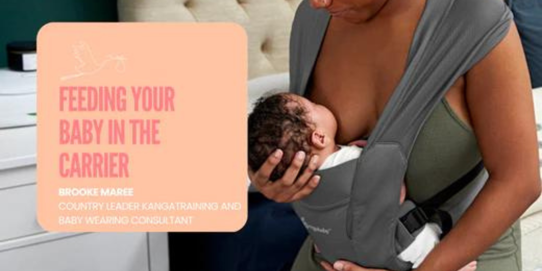 Feeding your baby in the carrier 